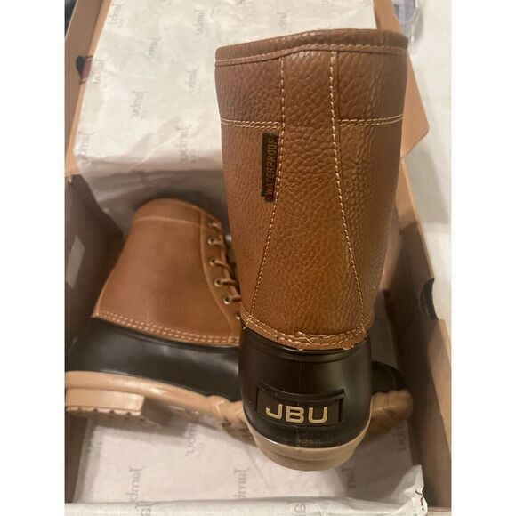 NEW NIB JBU by Jambu TAN Men\'s Maine Duck Boot, US 9M Waterproof main image 6